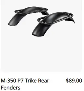 AM Trike Rear Fenders