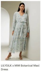 LS- Botanical Maxi Dress