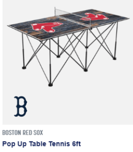VT Boston RS Popup Table Tennis