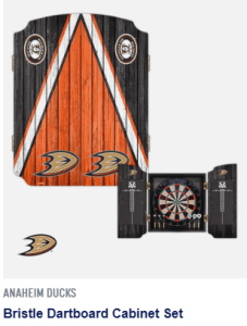 VT Ducks Bristle Dartboart Cabinet Set