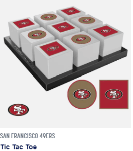 VT SF Forty-Niner Tic Tac Toe